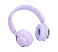 Yanmis Auriculares Inalámbricos para Niños con Luces LED, Auriculares Infantiles Plegables Bluetooth 5.0 con Micrófono, Estéreo Limitados con Volumen de 85 DB para Llamadas Manos Libres Seguras,