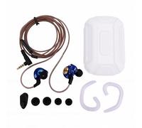 Yanmis Auriculares para Juegos con Cable, Auriculares IEM con Micrófono, con Cable de 3,5 Mm, Sonido de Graves Profundos de Alta Fidelidad con Controlador Dinámico de (Blue)