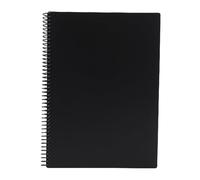 Yanmis Bloc de Notas Inteligente Reutilizable, Práctica Aplicación Conectada, Borrable para Estudiantes, Negro, 180x255mm, 30 Hojas