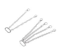 Yanmis Cadena de Elevación Modelo 1/50 con Gancho Doble y Cuatro para Orugas y Camiones RC, Accesorio de Metal Premium (8CM)