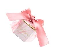 Yanmis Caja de Dulces de Regalo de 30 Piezas Elegante Veteado con Cinta Ideal para Recuerdos de Bodas Papel de 1,8 "x 3,1" (rosa marmol)