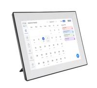 Yanmis Calendario Digital Inteligente de 10,1 Pulgadas, Planificador Familiar con Tabla de Tareas, Planificador de Comidas, Organizador de Escritorio Montable en la Pared para Horarios (Enchufe de
