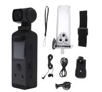 Yanmis Cámara de Acción, Cámara Deportiva de Mano WiFi 4K 16MP con Pantalla de Color de 1.33 Pulgadas, Rotación de 270 °, Anti Shake, a Prueba de Agua, para Viajar en Aventuras Al Aire