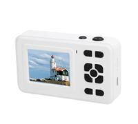 Yanmis Cámara Digital para Fotografía, 48MP 1080p 5X Zoom Compact Vlog Travel Camara con Pantalla AF Auto Focus 2 ", Luz LED y Filtros, para Viajes Escolares (White)