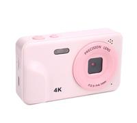 Yanmis Cámara Digital para Fotografía, 48MP 1080p 5X Zoom Compact Vlog Travel Camara con Pantalla AF Auto Focus 2 ", Luz LED y Filtros, para Viajes Escolares (Rosado)