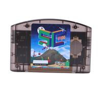 Yanmis Cartucho Flash N64 de Código Abierto, Grabadora de Lector de Juegos N64 de 16 GB, Juego Retro 64DD Compatible con Emulador ED64 Super64 Carga de Juegos, SNES, GB, GBC, SMS, (Negro
