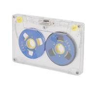 Yanmis Cintas de Casete en Blanco para Grabación, Cinta de Casete de de 60 Minutos Cinta Vacía Transparente Grabable Sonido de Voz Grabación de Música Cintas de Audibles Casetes de Colores con Caja de