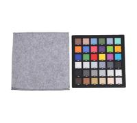 Yanmis Comprobador de Color de Cámara, 36 Parches de Color Calibrados con Escala de Grises, Tarjeta Acrílica de Balance de Blancos, para Fotografía, Cine, Impresión, Flujo de Trabajo de
