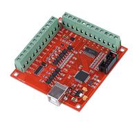 Yanmis Control de Movimiento Tarjeta de Controlador USB de 100 KHz para Grabado CNC, Placa de Controlador de Motor Paso a Paso para Servomotor, Herramienta de Sonda de Soporte, Entrada de