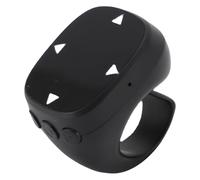 Yanmis Control Remoto de Bluetooth de la Punta de los Dedos, Fotografía de Soporte de Anillo de Desplazamiento Inalámbrico, Grabación de Video, Navegación de Video Corta, Página de Libros (Black)