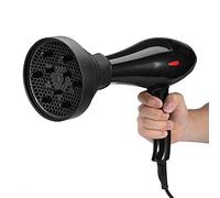 Yanmis Cubierta para Secador de Pelo, Difusor Plegable de Silicona para Secador de Pelo, para Viajar y Peinar Fácilmente en 5 Colores (BLACK)