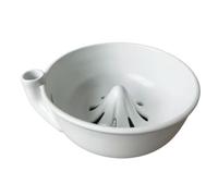 Yanmis Cuenco de Lavado de Bayas de Cerámica Giratorio, Drenaje (WHITE)