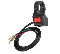Yanmis de Interruptor de Manillar de 3 Velocidades de 22 Mm, Módulo Eléctrico Compacto y Liviano para Motocicleta y Bicicleta Eléctrica, Plástico Metal de Primera Calidad, 1 Unidad