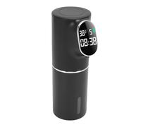 Yanmis Dispensador Automático de Jabón, Dispensador de Jabón de Espuma sin Toque de 320 Ml para Baño y Cocina, Limpiador Facial de champú de Gel de Ducha (Black)