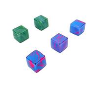 Yanmis Divertido Juego de 5 Piezas de Juguetes para Apretar Cubos, Patrón único, Bolas de Estrés Sensoriales Suaves para Aliviar el Estrés, Cubo para Apretar a Mano para Niños Adultos, Bolas de TPR
