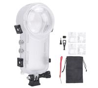 Yanmis Estuche de Buceo Invisible para X4, 50 M Case de Agua Subacuática Cámara de Carcasa de Carcasa Accesorios de Cubierta Protectora con 12 Insertos Anti Antiniebla
