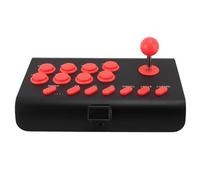 Yanmis Fight Stick, Controlador Inalámbrico de Juegos de Lucha Bluetooth con Programación Turbo Macro, Joystick de Lucha Ergonómico para iOS, para Android, para para para