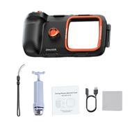 Yanmis Funda Impermeable para Teléfono IP68, Carcasa de Buceo de 20 M/65 Pies con Lente de Transmitancia de Luz del 97%, Diseño Antivaho a Prueba de Fugas, Fotografía Subacuática, Snorkel, Estuche