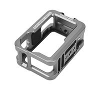 Yanmis Funda Protectora para Cámara de Acción de Aleación de Aluminio, Marco de Metal Liviano con Orificios para Tornillos de 1/4 M3, Soporte Doble para Zapata Fría, Diseño de Disipación de Calor para