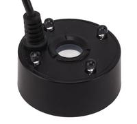 Yanmis Generador de Niebla Ultrasónico con Luces LED de Colores y Nebulizador, Fuente de Alimentación USB, Atomizador Impermeable para Estanque de Peces de Rocalla, Decoración de Fiesta