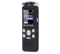 Yanmis Grabadora de Voz Digital, Dispositivo de Grabación Estéreo con Cancelación de Ruido Avanzada con Pantalla LCD de 0,8 Pulgadas y Altavoz Incorporado, para Entrevistas y Reuniones (8GB)