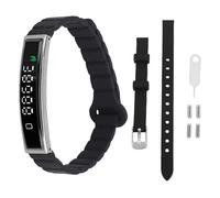 Yanmis Health Fitness Tracker, BT 5.3 Pulsera Inteligente para Hombres Mujeres, Prueba de Agua, Recordatorio de Llamadas, Control de Fotos, Actividad Visualizada y Rastreador de Fitness (Black)