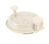 Yanmis Herramienta Trituradora de Pollo Visible Máquina Trituradora de Carne Giratoria con Ergonómico, Tira Antideslizante Fuerte y Tapa Transparente para Triturar Pollo, Carne de Res y Verduras