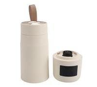 Yanmis Hervidor Eléctrico Portátil, Calentador de Agua Rápido de 300 Ml, Mini Taza de té y café Recargable por USB para Viajes, Hoteles, Oficinas con Control de Temperatura de 37-50 ℃, Batería de