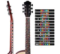 Yanmis Juego de Pegatinas para Notas de Diapasón de Guitarra, Calcomanías para Diapasón Resistentes Al Agua, Maestro Fácilmente, Perfecto para Estudiantes Principiantes