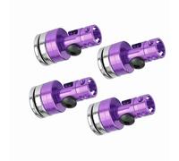 Yanmis Juego de Soporte Magnético de Aluminio para Poste de Cuerpo para Coche SCX10 4WD RC, Acabado Duradero y Elegante, Fácil de Instalar, 4 Uds. (Purple)