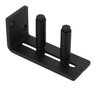 Yanmis Kit de Guía de Piso para Puerta Corredera de Acero Al Carbono para Puertas de Granero, Guía de Rodillos Resistente, Diseño Montado en la Pared, Tamaño de 10,5x4cm