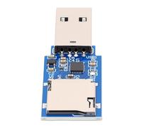 Yanmis Lector de Tarjetas USB 2.0 para PC Portátil, Lector de Tarjetas de Memoria Multifunción de Alta Velocidad con Chip RTS5170, Compatible con Arranque MMC MS XD SIM EMMC EMCP, con Editor de SIM