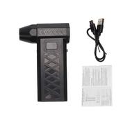 Yanmis Limpiador de Soplador de Ventilador Eléctrico de 110000 RPM, Mini Removedor de Polvo de Soplador con Pantalla LED, Motor sin Escobillas Recargable de 4 Velocidades Ajustables para Limpieza de