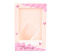 Yanmis Marco de Película Pequeño, Marco de Fotos de 3 Pulgadas con Cubierta Protectora Transparente Actualizada, Marco de Fotos Instantáneo para Mini, Mini Marco Magnético de Nevera para (Pink)