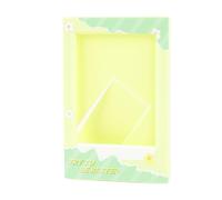 Yanmis Marco de Película Pequeño, Marco de Fotos de 3 Pulgadas con Cubierta Protectora Transparente Actualizada, Marco de Fotos Instantáneo para Mini, Mini Marco Magnético de Nevera para (verde claro)