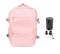 Yanmis Mochila de Vacío, 27L Expandible Mochila Mochila Bolsa de Compresión de Vacío con Bomba, Bolsas de Ahorro de Espacio para Acampar, Separación Seca y Húmeda (Rosado)