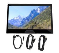 Yanmis Monitor Portátil, 11.6in 2.5k FHD 120Hz Monitor de Laptop SRGB Completo, HDMI, USB C, Conector para Auriculares de 3.5 Mm, Incorporado 2 Altavoces, Pantalla Táctil Externa