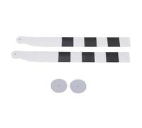 Yanmis Palas de Rotor Ligeras para Helicóptero RC para Vuelo Estable y Reparaciones para Palas del Rotor Principal de Helicóptero RC, Ideales para Ejercicios de Entrenamiento, 2 (White)