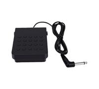 Yanmis Pedal de Sostenido Universal para Teclado con Polaridad Encendida/apagada, Cable de 5 Pies Diseño Compacto Antideslizante para Piano Digital, Controlador MIDI, Sintetizador y Cajas de Ritmos