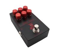 Yanmis Pedal Overdrive para bajo, Amplificador de Tubo, Simulador con Ecualizador de 2 Bandas, Control Armónico, True Bypass, Pedal de Efectos Compacto para bajo, Tono Vintage a Moderno