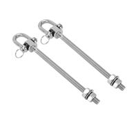 Yanmis Perchas de Columpio Resistentes para Uso en Exteriores e Interiores, Capacidad de 1500 Libras, Acero Inoxidable, 2 Piezas para Hamacas y Sillas Columpios