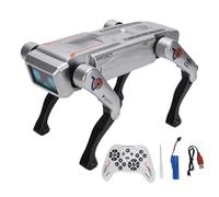 Yanmis Perro Robot Inteligente, Mascota Robótica Interactiva con Control de Voz, Control Remoto, Múltiples Acciones, Perro Robot Inteligente AI Cuadrúpedo Programable