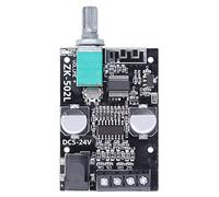 Yanmis Placa Amplificadora de Potencia Bluetooth ZK-502L, Módulo Amplificador de Audio Digital Compacto para Altavoces de Bricolaje, Compatible con 5-24 V, Diseño Acrílico