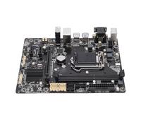 Yanmis Placa Base LGA 1150, Placa Base Micro ATX DDR3 1600 MHz para CPU Core I7 I5 I3 Pentium Celeron de 4.ª Generación, Doble Canal 16 GB de RAM, USB 3.0, Salida DVI VGA