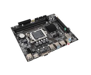Yanmis Placa Base para Computadora Compacta ITX H110 DDR4 USB3.0 M.2 Nvme Placa Base para Juegos, Transferencia de Datos Rápida, Salida HD 1080P, Rendimiento Estable - PCB de Metal