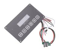 Yanmis Placa de Decodificación Bluetooth, Bluetooth 5.3 con Llamadas Manos Libres, Memoria de Apagado, Radio FM USB, para Reproducción Estéreo con Luz LED, Automatización del Hogar