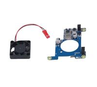 Yanmis Placa de Expansión PoE Hat con Ventilador de Refrigeración Activo, Ventilador de Alta Velocidad para 4 4B 3B+ Plus 2B, 802.3af/at Power Over Ethernet, Regulador de Voltaje SMPS Aislado para