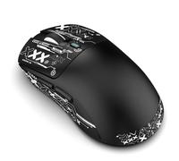 Yanmis Ratón de Juego Inalámbrico, 12000 dpi 3 Mode Wired BT 5.1 2.4Ghz Juego Inalámbrico Diseño Ergonómico de Mouse para PC Laptop Gaming Work (Controlador Negro)