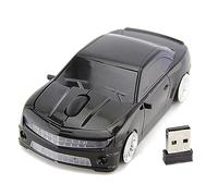 Yanmis Ratón Inalámbrico para Ordenador con Forma de Coche Deportivo, Sensor de Alta Precisión de 2,4 G, Ratón Ergonómico para Juegos de Ordenador Portátil, Plug and Play sin Controlador, Portátil