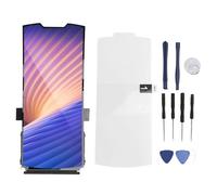 Yanmis Reemplazo de Pantalla para RAZR 2019 2020 5G XT2000 XT2071, Conjunto de Digitalizador de Pantalla LED Orgánico de 6,2 Pulgadas con Sensor de Huellas Dactilares y Herramientas de